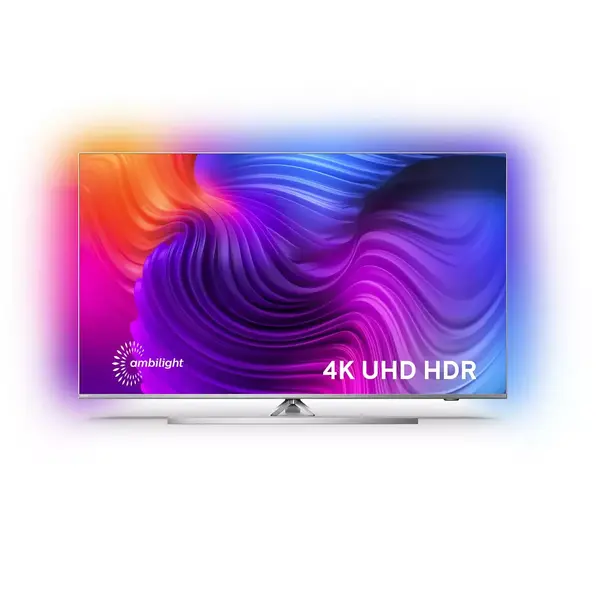 Televizor LED Philips Smart TV Android 65PUS8545/12 164cm 4K UHD HDR Ambilight cu 3 laturi Android, Argintiu