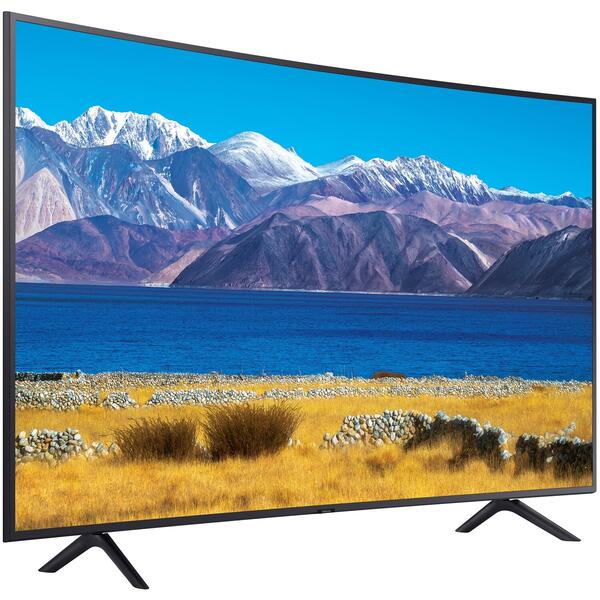 Televizor LED Samsung Smart TV Curbat UE65TU8372U 163cm 4K UHD HDR Gri-Negru