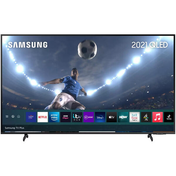 Televizor LED Samsung Smart TV QLED 55Q60A 138cm 4K UHD HDR Negru