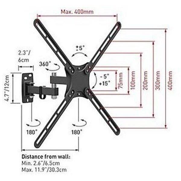 Suport TV BARKAN de perete 13-58 inch