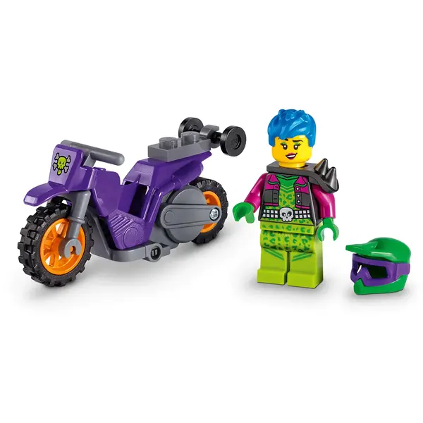 MOTO. CASCADORIE PT. WHEELIE, LEGO 60296