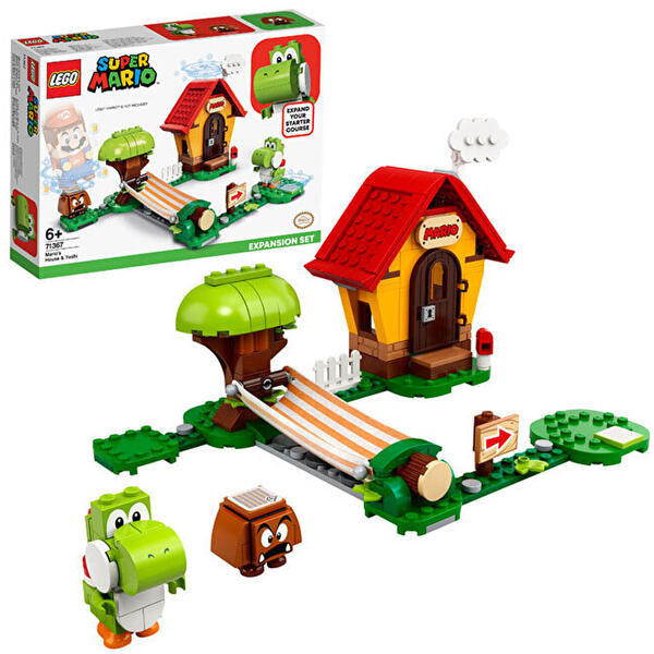 LEGO Super Mario, Set de extindere - Casa lui Mario si Yoshi 71367, 205 piese