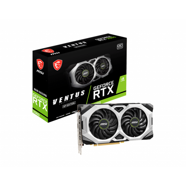 Placa video MSI GeForce RTX 2060 VENTUS GP OC 6GB GDDR6 192 Bit