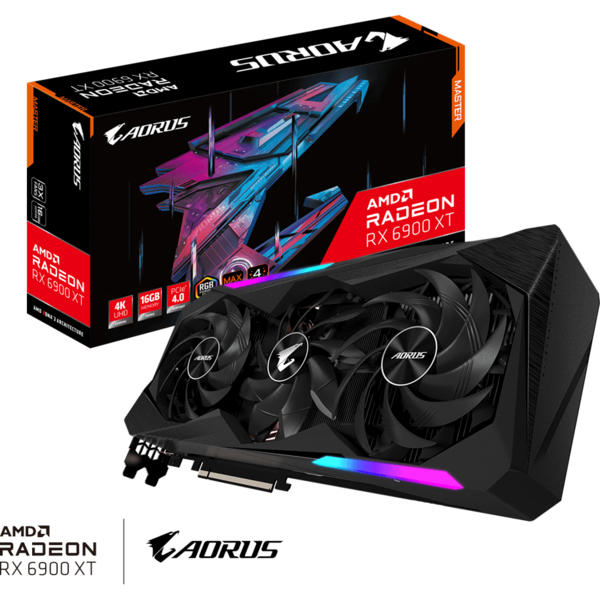 Placa video Gigabyte Radeon RX 6900 XT AORUS MASTER rev2.0 16GB GDDR6 256 Bit