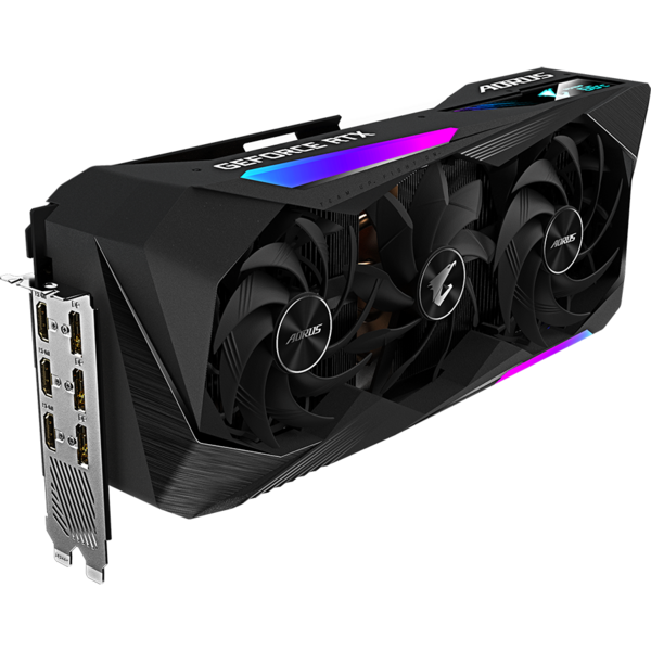 Placa video Gigabyte GeForce RTX 3070 Ti AORUS MASTER LHR 8GB GDDR6X 256 Bit