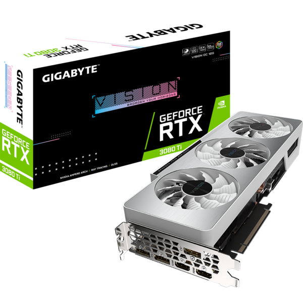 Placa video Gigabyte GeForce RTX 3080 Ti VISION OC LHR 12GB GDDR6X 384 Bit