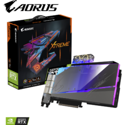 GeForce RTX 3080 AORUS XTREME WATERFORCE WB LHR 12GB GDDR6X 384 Bit