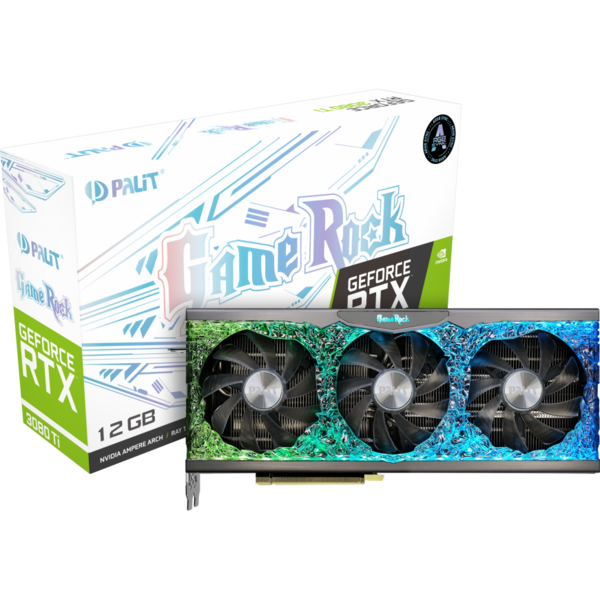 Placa video Palit GeForce RTX 3080 Ti GameRock LHR 12GB GDDR6X 384 Bit