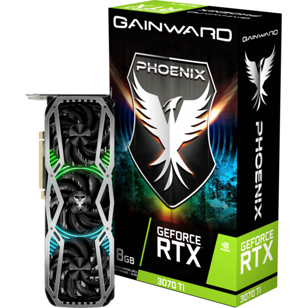 Placa video Gainward GeForce RTX 3070 Ti Phoenix LHR 8GB GDDR6X 256 Bit