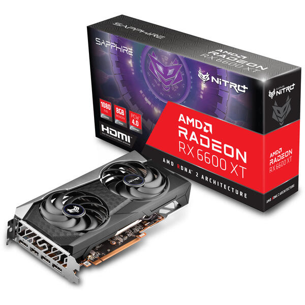 Placa video Sapphire Radeon RX 6600 XT Nitro+ 8GB GDDR6 128 Bit