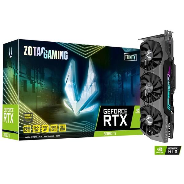 Placa video Zotac GeForce RTX 3080 Ti Trinity OC LHR 12GB GDDR6X 384 Bit