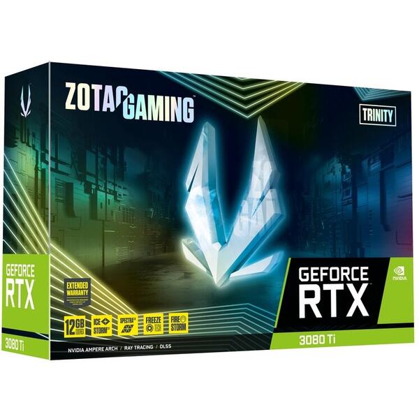 Placa video Zotac GeForce RTX 3080 Ti Trinity OC LHR 12GB GDDR6X 384 Bit