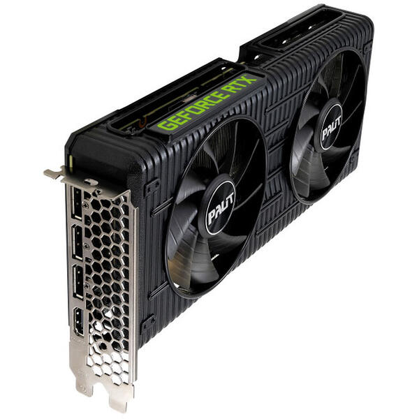 Placa video Palit GeForce RTX 3060 Dual LHR 12GB GDDR6 192 Bit