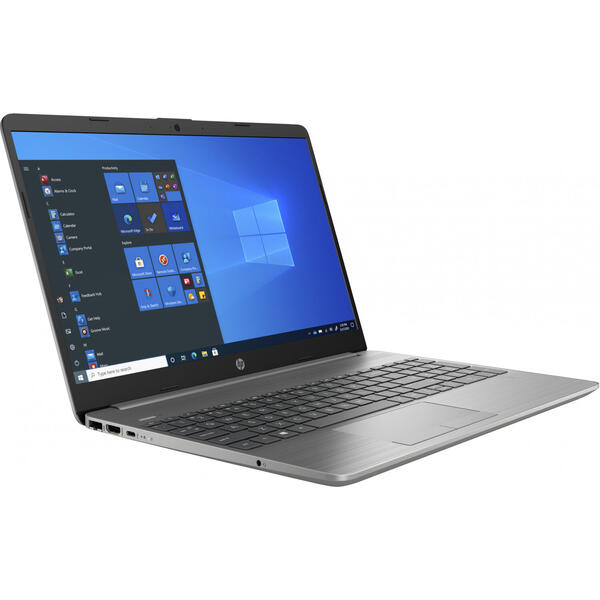 Laptop HP 250 G9, 15.6 inch FHD, Intel Core i5-1235U with IPU, 8GB DDR4, 512GB SSD, Intel Iris Xe, Free DOS, Asteroid Silver