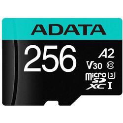A-DATA Premier Pro MicroSDXC, 256GB, Clasa 10 + Adaptor