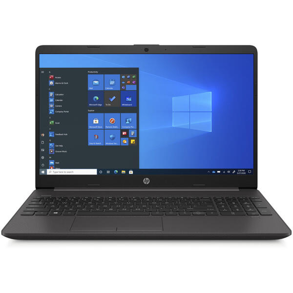 Laptop HP 250 G8, 15.6 inch FHD, Intel Core i5-1135G7, 8GB DDR4, 256GB SSD, Intel Iris Xe, Win 10 Pro, Dark Ash Silver