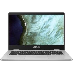 Chromebook C423NA, 14 inchi FHD Touch, Intel Celeron N3350, 4GB DDR4, 64GB eMMC, GMA HD 500, Chrome OS, Silver