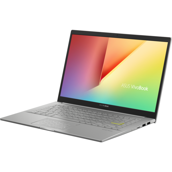 Laptop Asus VivoBook 14 K413EA, 14 inch FHD, Intel Core i5-1135G7, 8GB DDR4, 512GB SSD, Intel Iris Xe, Transparent Silver