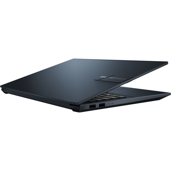 Laptop Asus VivoBook Pro 15 OLED M3500QA, 15.6 inch FHD, AMD Ryzen 5 5600H, 8GB DDR4, 512GB SSD + 32GB Intel Optane, Intel Iris Xe, Quiet Blue