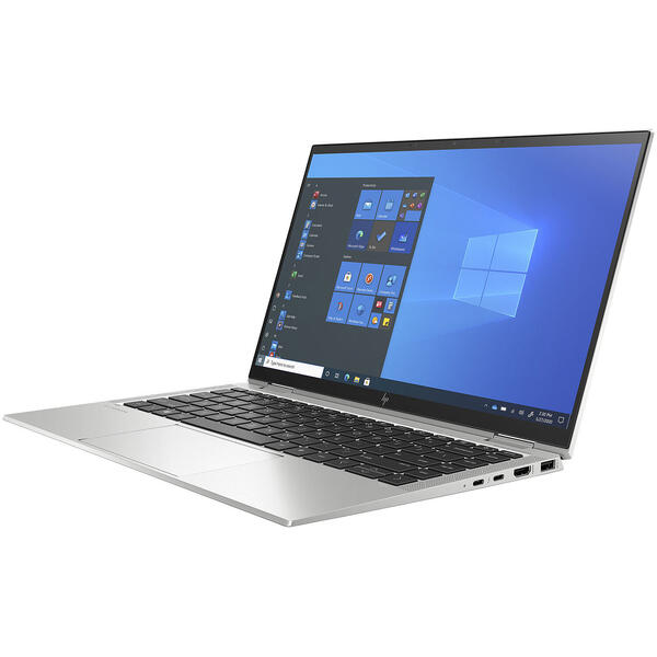 Laptop 2 in 1 HP EliteBook x360 1030 G8,  13.3 inch FHD Touch Intel Core i5-1135G7, 16GB DDR4X, 512GB SSD, Intel Iris Xe Graphics, Windows 10 Pro, Silver