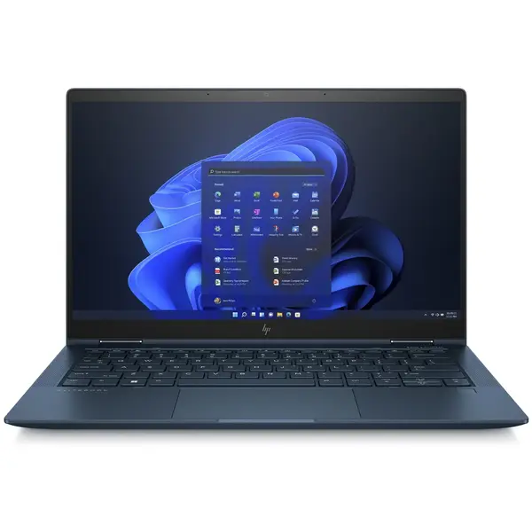 Laptop 2 in 1 HP Elite Dragonfly G2, 13.3 inch FHD Touch, Intel Core i5-1135G7, 16GB DDR4X, 512GB SSD, Intel Iris Xe Graphics, Windows 10 Pro, Galaxy Blue Magnesium