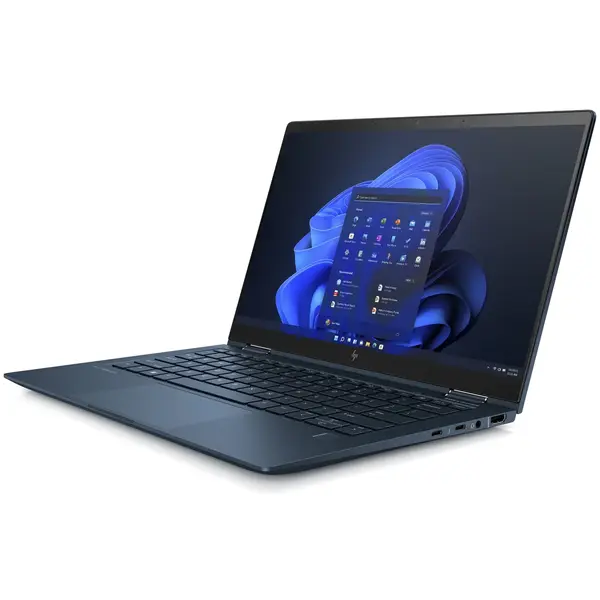 Laptop 2 in 1 HP Elite Dragonfly G2, 13.3 inch FHD Touch, Intel Core i5-1135G7, 16GB DDR4X, 512GB SSD, Intel Iris Xe Graphics, Windows 10 Pro, Galaxy Blue Magnesium