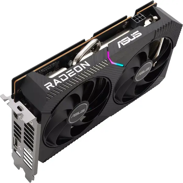 Placa video Asus Radeon RX 6500 XT DUAL O4G 4GB GDDR6 64 Bit