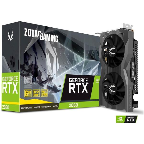 Placa video Zotac GeForce RTX 2060 GAMING 6GB GDDR6 192 Bit