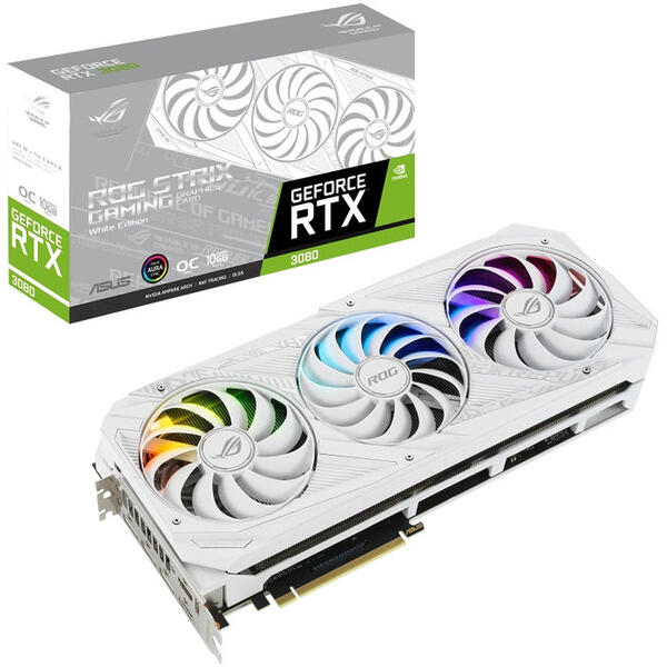 Placa video Asus GeForce RTX 3080 ROG STRIX LHR 10GB GDDR6X 320 Bit