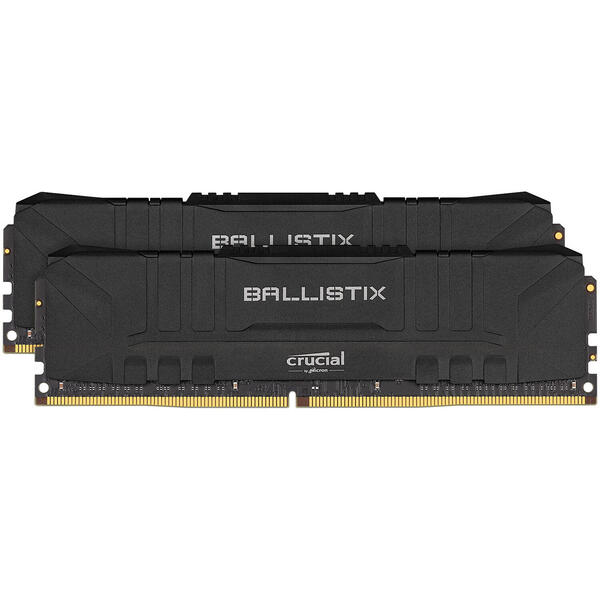 Memorie Crucial Ballistix Black 64GB DDR4 3200MHz CL16 Kit Dual Channel