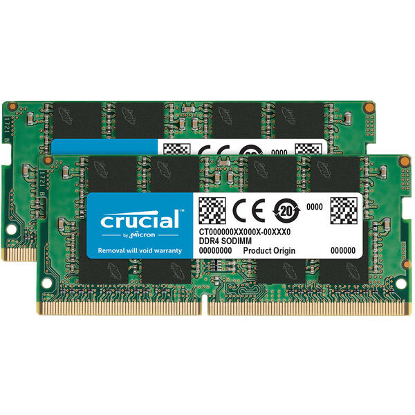 Memorie Notebook Crucial DDR4 16GB 3200MHz CL22 Kit Dual Channel