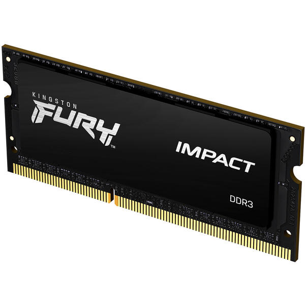 Memorie Notebook Kingston FURY Impact, 4GB, DDR3, 1600MHz, CL9, 1.35V