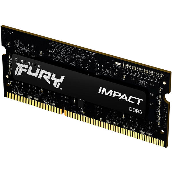 Memorie Notebook Kingston FURY Impact, 4GB, DDR3, 1600MHz, CL9, 1.35V