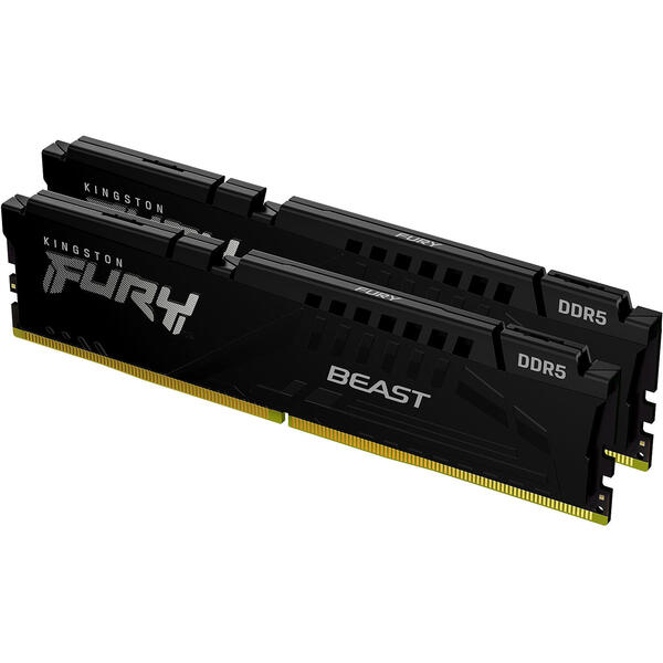 Memorie Kingston FURY Beast 32GB DDR5 5600MHz CL40 Kit Dual Channel