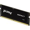 Memorie Notebook Kingston FURY Impact, 16GB, DDR5, 4800MHz, CL38, 1.1V