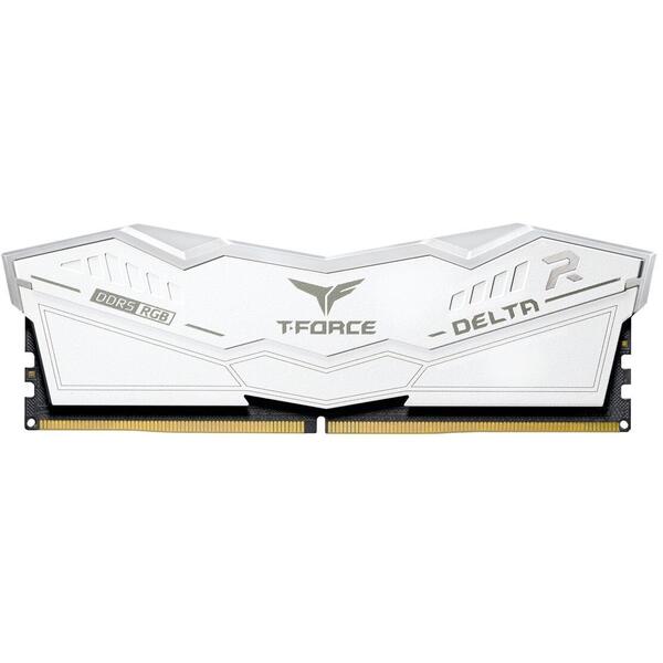 Memorie Team Group T-Force Delta RGB 16GB DDR4 3200MHz CL16 Kit Dual Channel White