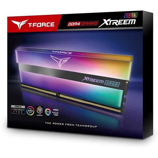 Memorie Team Group T-Force Xtreem ARGB 16GB DDR4 3600MHz CL18 Kit Dual Channel