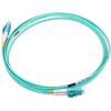 Patch Fibra Optica Nexans N122.5LLA5, 5 metri LSZH Aqua LANmark Multimode OM3 Duplex LC-LC Slimflex