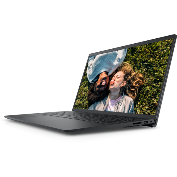 Laptop Dell Inspiron 3511, 15.6 inch FHD, Intel Core i5-1135G7, 8GB DDR4, 256GB SSD + 1TB HDD, Intel Iris Xe, Linux, Carbon Black, 2Yr CIS