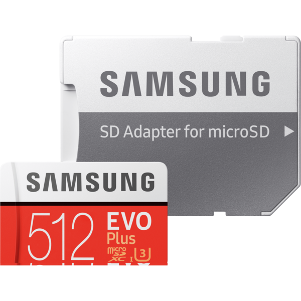 Samsung Card memorie Micro-SDXC, EVO Plus, 512GB