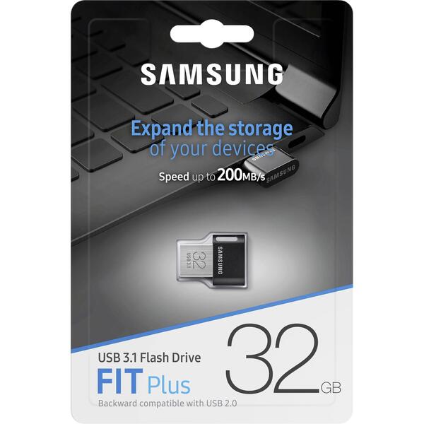 Memorie USB Samsung MUF-256AB/APC, 256GB, FIT Plus