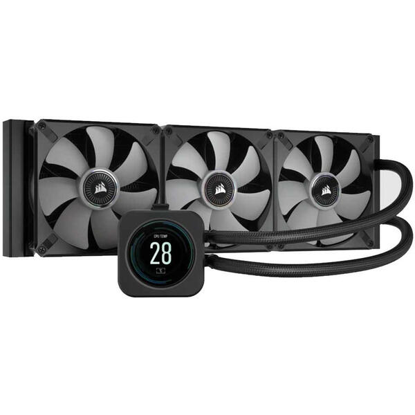 Cooler cu lichid Corsair iCUE H150i ELITE LCD