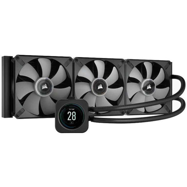 Cooler cu lichid Corsair iCUE H170i ELITE LCD Display