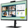 Monitor LED Samsung S24A400VEU 24 inch FHD IPS, 5ms 75Hz Webcam, Negru