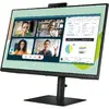 Monitor LED Samsung S24A400VEU 24 inch FHD IPS, 5ms 75Hz Webcam, Negru