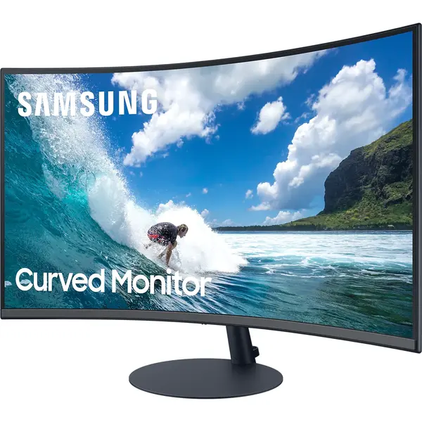 Monitor LED Curbat Samsung C27T550FDR 27 inch FHD 4ms Negru