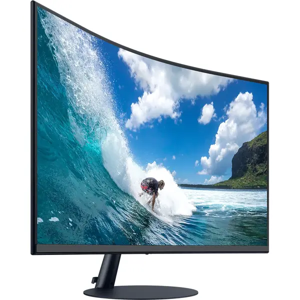 Monitor LED Samsung C32T550FDR 32 inch FHD 4ms Negru