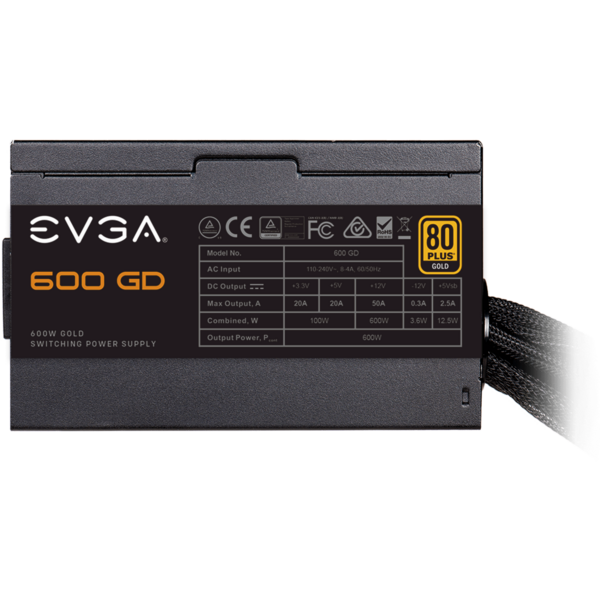 Sursa EVGA 600 GD, 80+ GOLD 600W