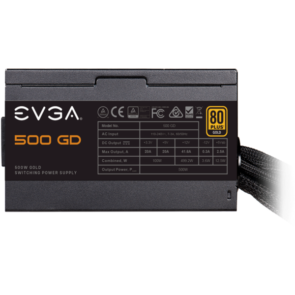 Sursa EVGA 500 GD, 80+ GOLD 500W