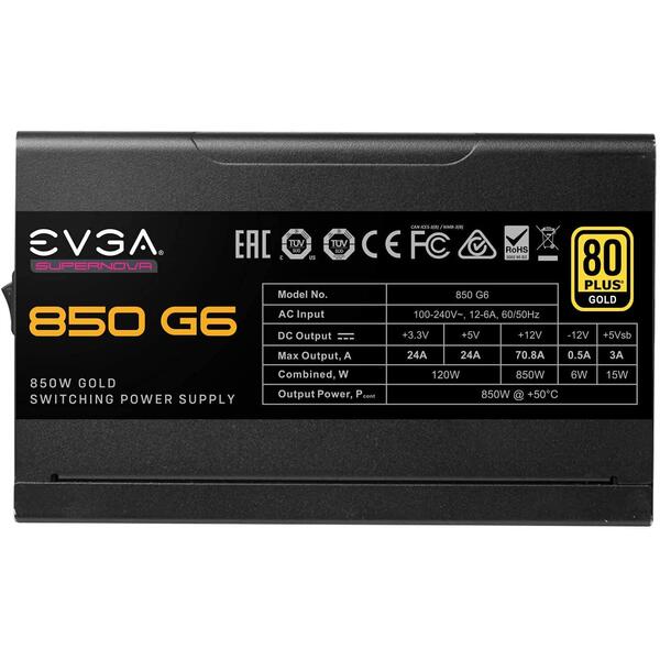 Sursa EVGA SuperNOVA 850 G6 80+ Gold 850W